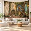 Christmas Printed Tapestry Wall Hanging For Bedroom Living Room Wall Decor Holiday Gift