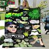 Pop Singer Ferxxo Feid  Blanket,Flannel Throw Blanket for Home Bedroom Bed Sofa Picnic Office Hiking Leisure Nap Birthday Gift