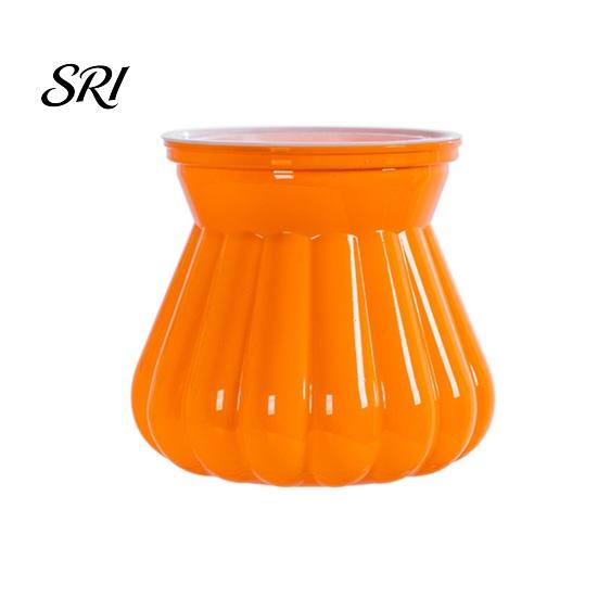 Lazy Gardener Flowerpot Self-watering with Self-absorbing Cotton Rope Creative Plastic Plant Pot Indoor Vertical Grain Glass Planter Inner Cup