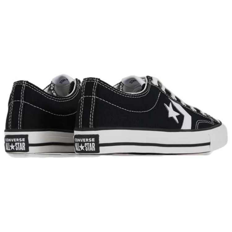 Converse Star Player 76 Comfortable Durable Low Top Canvas Shoes Kids Sneakers Black White A05219C