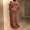 Frühling Sommer Damen Sexy Blütenblatt Fließender Saum Bankett Party Abendkleid