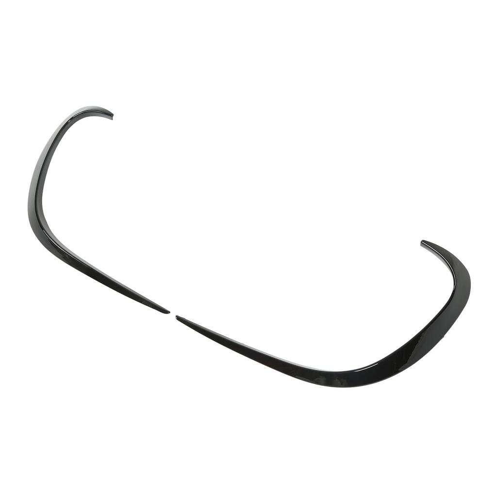 2PCS Front Bumper Air Spoiler Piano Black Smooth Surface Rustproof Replacement For Mercedes‑Benz C‑class W206 2022+