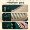 Natural White Buffalo Horn Scalp Massage Comb