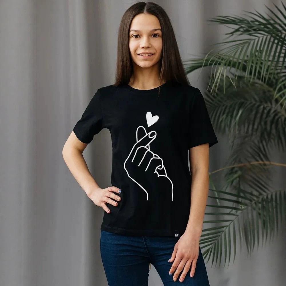 Comfortable Cross Heart Print Short Sleeve T-Shirt for Kids - Versatile, Casual, and Simple (Small, Medium, Large)