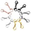 8Pcs Lobster Clasp Necklace Extension Clasp Chain Extender Double Claw Connector
