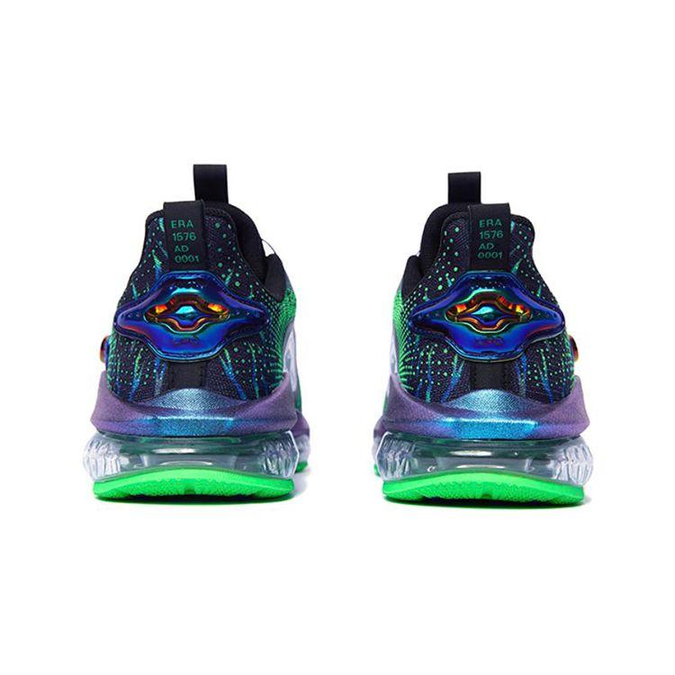 Anta Kids UFO 4.0 Eye Of Heaven Cushioning Night Light Non-Slip Shock Absorbing Wear-Resistant Breathable Low-Top Running Shoes 312235588R-1