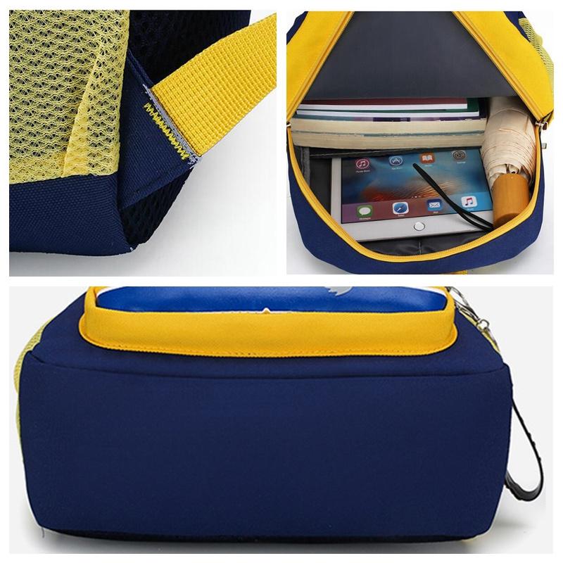 Kreskówkowy Dinozaur Dzieci Ochrona Kręgosłupa Lekki Tornister Szkolny Przedszkolny Chłopcy Dziewczynki Uroczy Plecak Torba o Dużej Pojemności