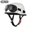 Cruise Vintage Goggles PU Leather Private Helmet Leather Helmet Half Helmet Motorcycle Helmet Locomotive Helmet