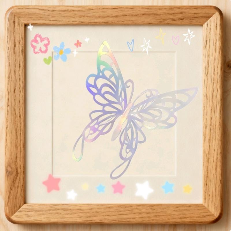 12Pcs/Set 3D Hollow Wall Stickers Butterflies Mirror Wall Art Party Wedding Decoration DIY Home Decor Stickers Fridge Wall Decal