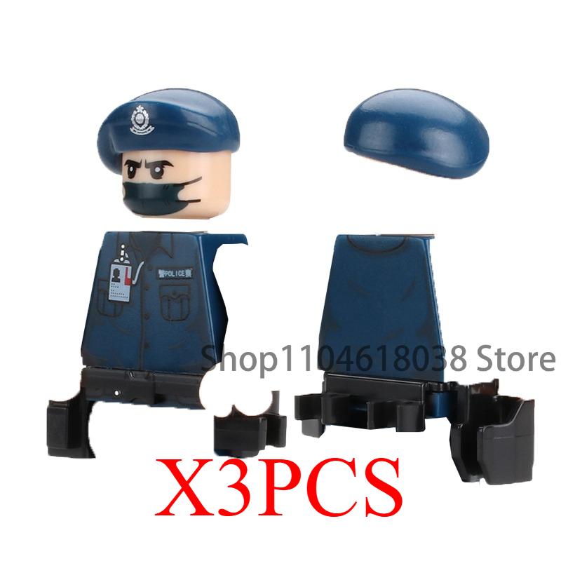 Military Soldiers Figures Weapons Building Blocks Accessories Two-color Guns Assault Sniper Rifles M16 M4 Model Bricks Toy Gift