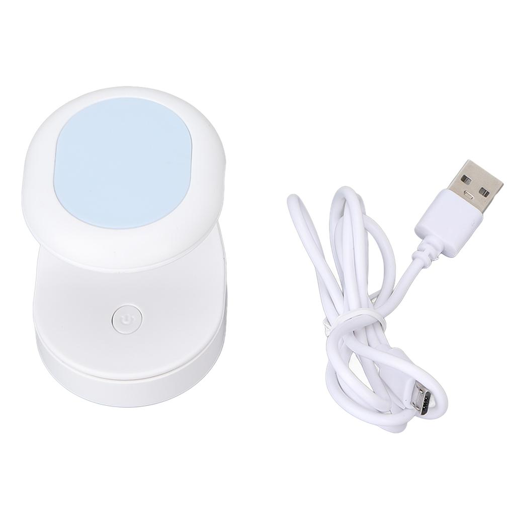 Mini Nail UV LED Dryer 16W 3pcs Light Chips 60s Timing Nail Polish Curing Lamp with USB Cable