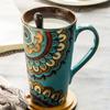 Nordic Style Large Ceramic Mug with Spoon and Lid – Creative & Personalized Coffee Cup