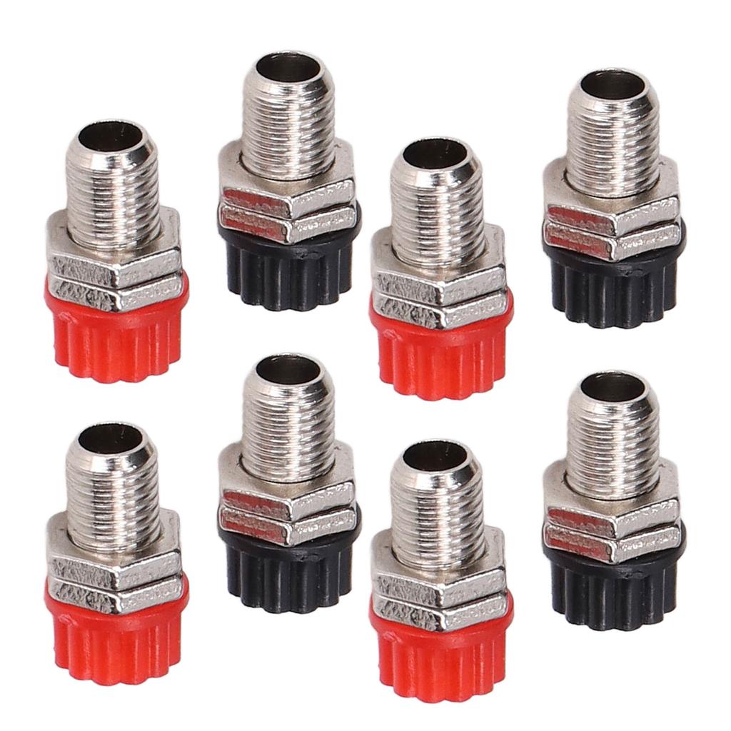 20Set Connector Binding Post Nickel Plated Brass Banana Socket Jack Teaching Instrument Accessories