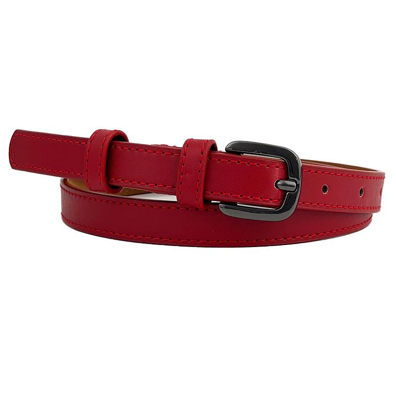 Womens Trendy Cowhide Belt With Alloy Buckle For Daily Office And Outfits Casual