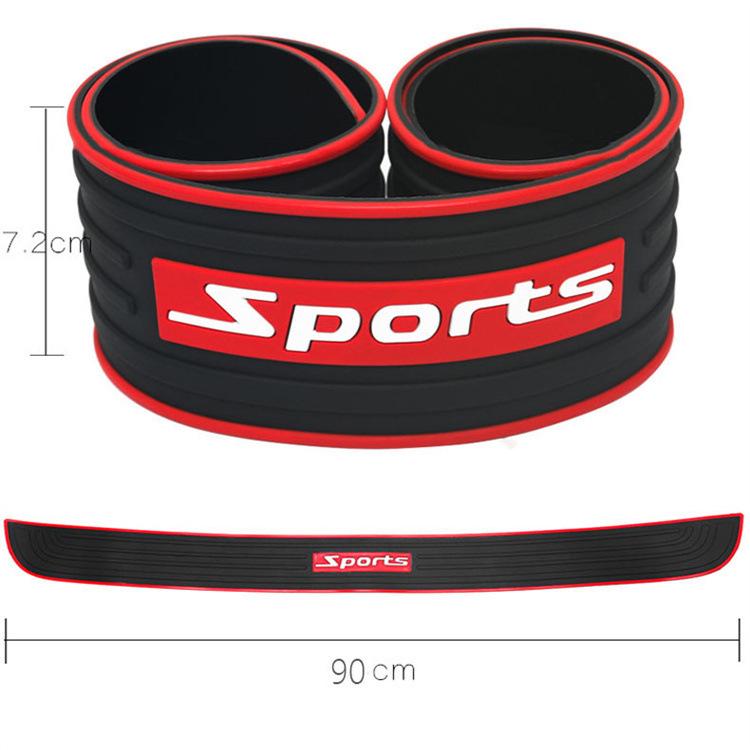 Bil Bagageutrymme Skydd Gummilist - Anti-Kollision, Anti-Repor, Anti-Skav, Anti-Steg