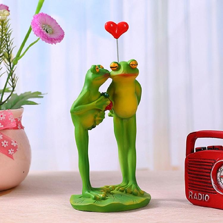 Creative Resins Musician Frogs Statue Figurine for Indoor or Outdoor Decoration Home Office Desktop Shelves Ornament