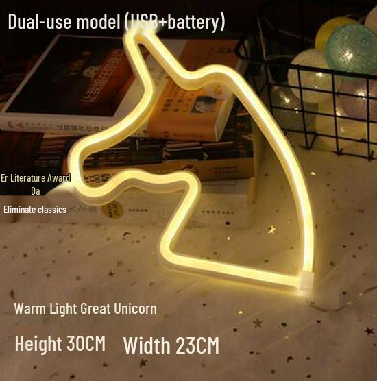 Manufacturer's New LED Neon Light: Lightning Cloud, Planet, Heart, Rainbow – Perfect for Christmas Night Décor.