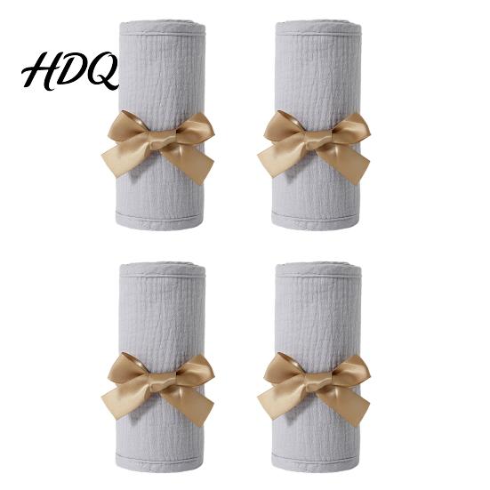 Protective Bedding for Infants 4Pcs Bed Furniture Edge Protector Baby Crib Rail Teething Guard Cover Soft Cotton Padding Top Safety And Scratch