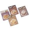 30Pcs Bread Toast Theme Simulation Food Sticky Notes Cute Gourmet Style Journal Message Memo Pads