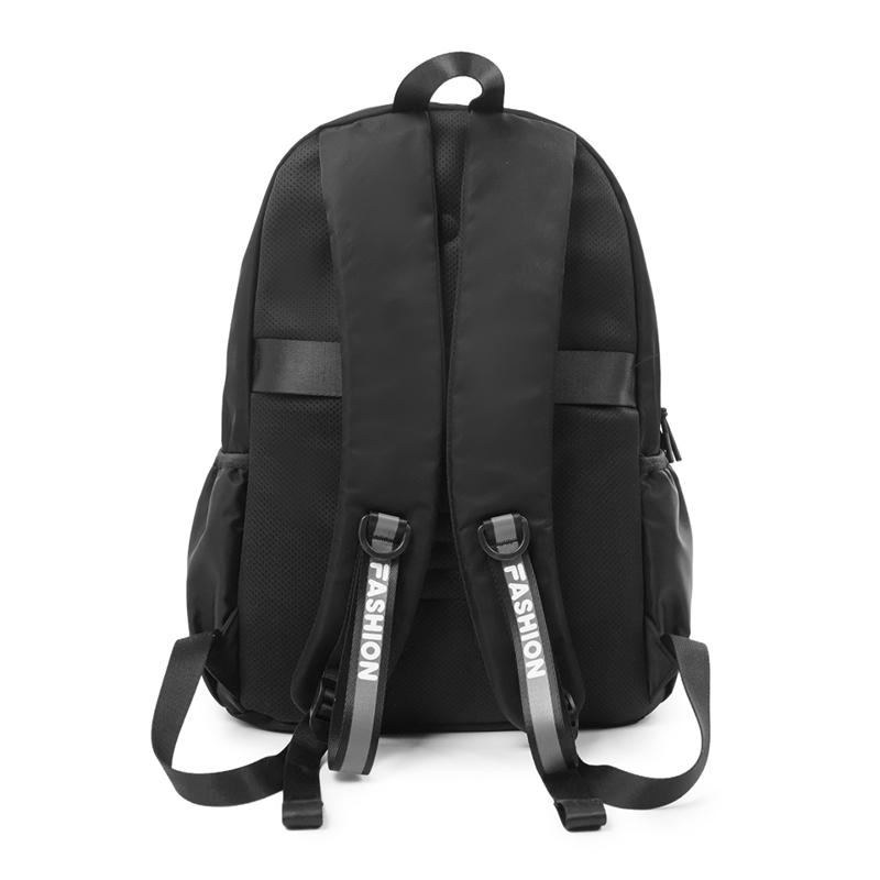 College-Stil Farbblock Rucksack Schülerrucksack Unisex Computertasche Leichter Reise-Rucksack mit großem Fassungsvermögen