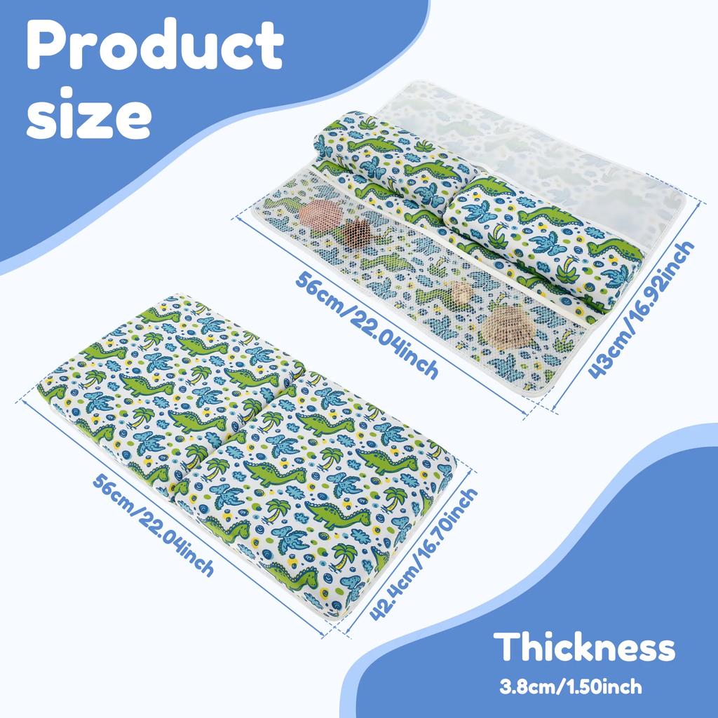 Baby Bath Mat Kneeler and Elbow Rest Pad Set Nonslip Bath Pad Waterproof Bathtub Elbow Kneeling Support Mat Bathroom Accessories