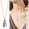 Handcrafted Vintage Octopus/Jellyfish Necklace Adjustable Length Clavicle Chain Accessory for Daily Wear