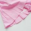 Striped Long Sleeve Shirt Women's Tennis Set Fashion Casual Elastic Waist Pleated Skirt Two-Piece Set