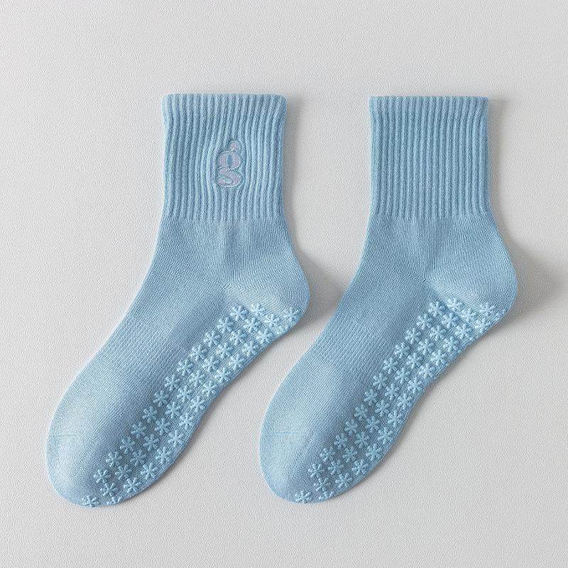 Yoga Socks, Children's Pilates Anti-slip Fitness Exercise Floor Socks with Stripes and No Bones