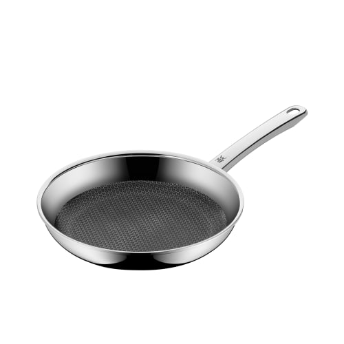 

WMF Profilest Stainless Steel Frying Pan, 24cm, Induction and Gas Compatible, Grilling Marks, Steak, Grilling, Free of PFOA and Other Harmful Substa