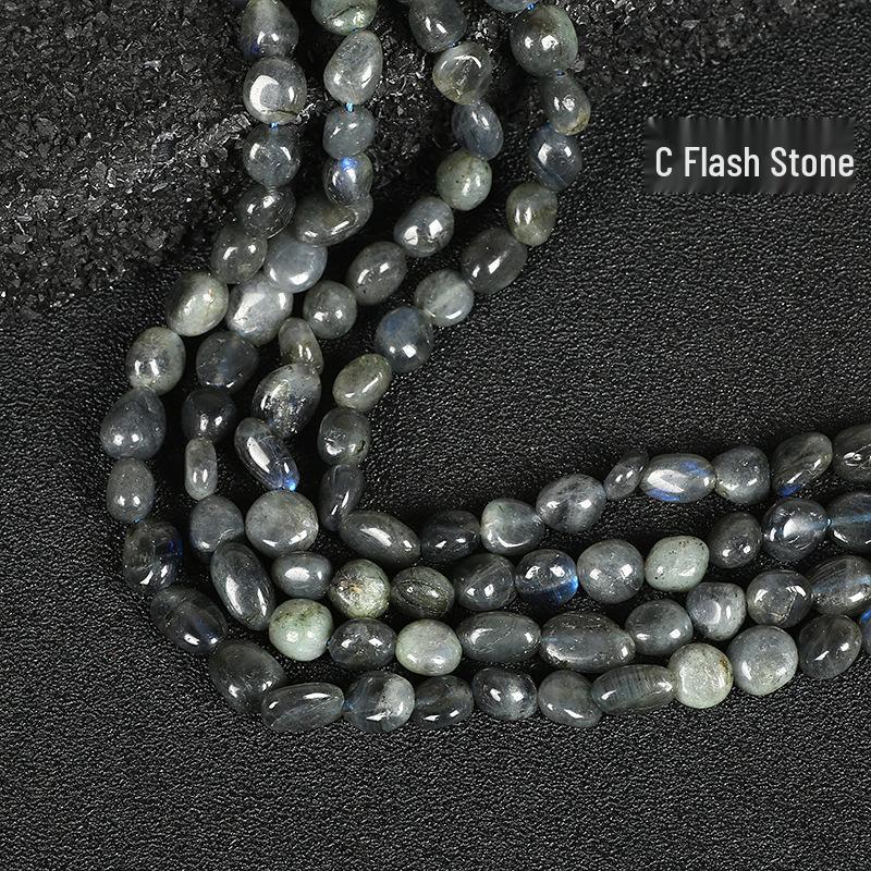 

Бусины из агата «Водоросли» 8x10 мм, серого флеш-камня, пренита, смешанного лунного камня овальной и круглой формы 8*10mm, approx. 40 beads