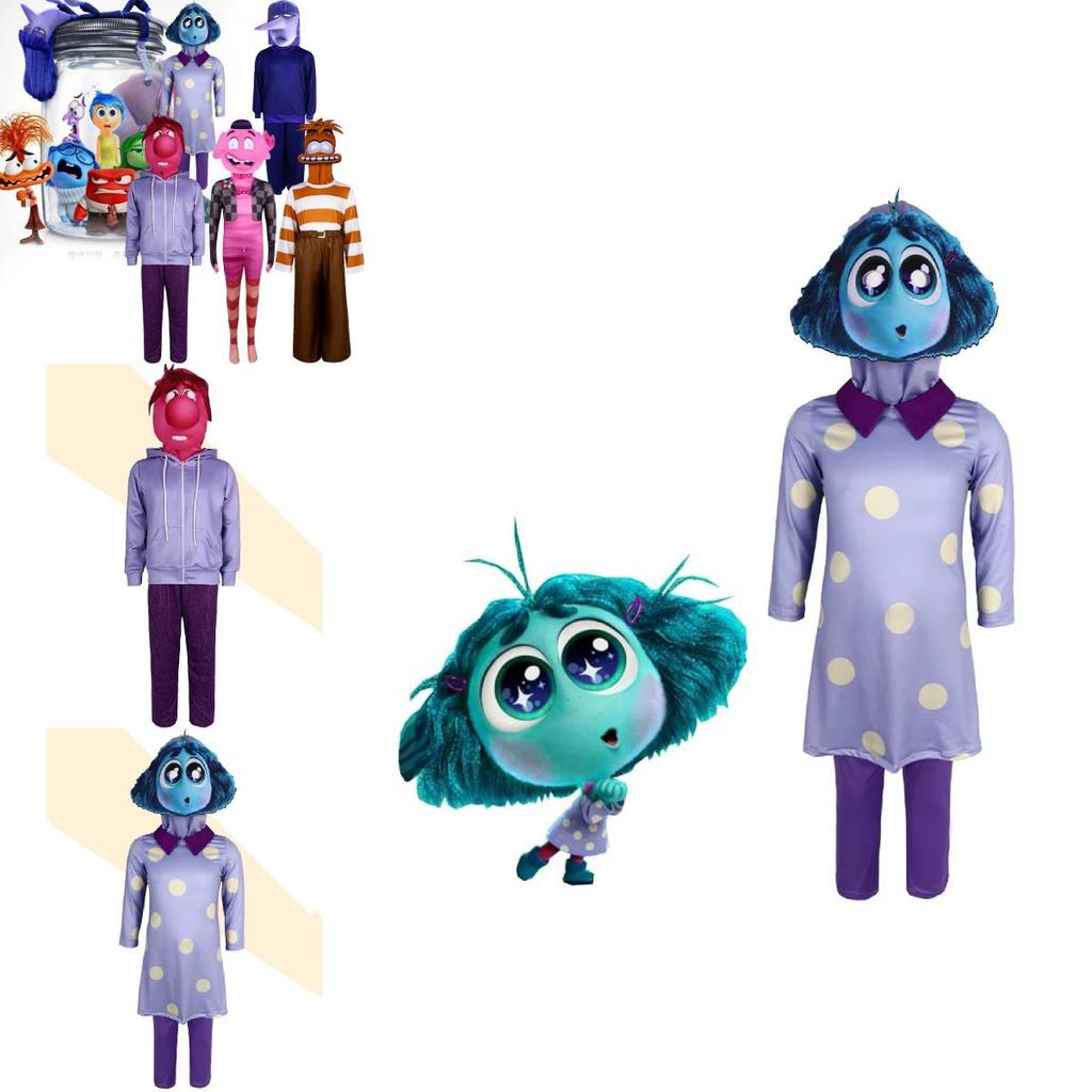 Inside Out 2 Cosplay Outfit High-quality Polyester And Spandex Blend Unisex