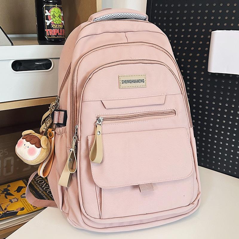 Schoolbag Children Elementary School Girls College Students High School Students Junior High School Students Multi Layer Backpack