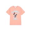 MLB X Disney New York Yankees Basic Print Crew Neck Short Sleeve T-Shirt Unisex T-Shirts Pink 31TSK3031-14O