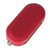 Coque Clé Rouge pour Fiat 500 Abarth Bravo Ducato Panda Punto Doblo 500L - 3 Boutons - Plip télécommande avec Lame Phonillico®