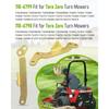 Hydraulic Brackets Set for Toro Turn Lawn Mower 110 6799 110 6798 Support Parts for Reducing Pump Vibration and Noise