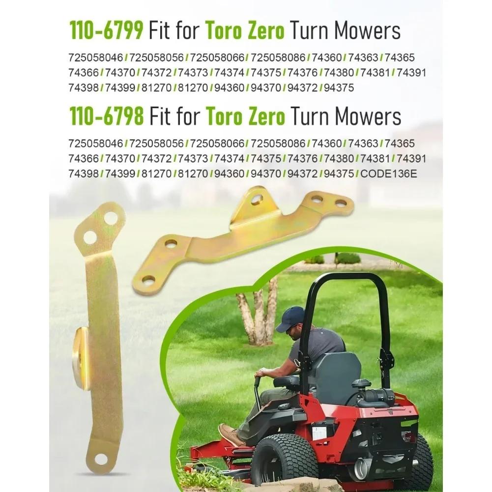 Hydraulic Brackets Set for Toro Turn Lawn Mower 110 6799 110 6798 Support Parts for Reducing Pump Vibration and Noise