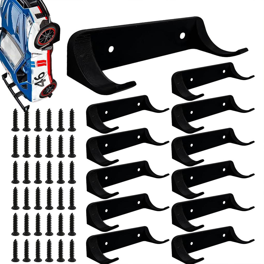 12pcs/set Vertical Toy Car Display Rack Wall Mount For Vehicles Toy Car Wall Bracket