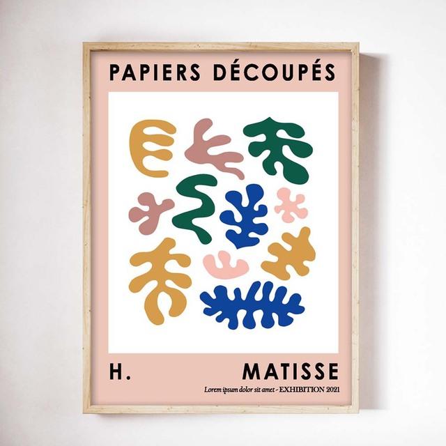 

Скандинавский современный абстрактный арт постер Матисса настенная живопись печать холст живопись гостиная офис домашнее украшение фреска Без рамы 21*30cm No Frame