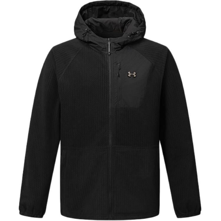 

Under Armour Urban Outdoor Series Fleece Lined Hooded Long Sleeve Jacket Men Jackets Twilight-Black 14413273-0033 L