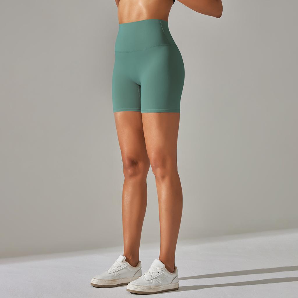 Align Damen-Yoga-Shorts mit hohem Bund – butterweich und federleicht! Ideal zum Laufen, Radfahren und für Fitness. 31 Farben.