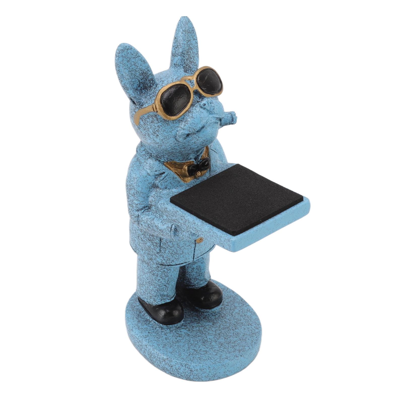 

Resin Watch Stand Handmade Figurine Model Decorative Watch Display Stand for Home L Lucky Dog