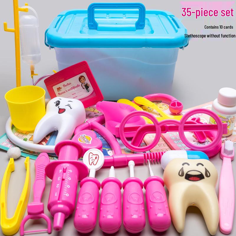 Kids' Doctor Playset: Medical Tools, Stethoscope, Injection, Ambulance
