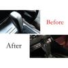 2007-11 Central Console Carbon Fiber For BMW 1 Series E81 Gear Shift Knob Cover