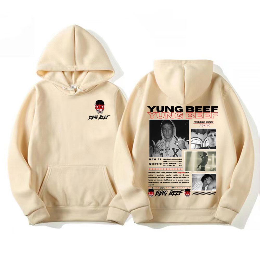 Rapper Yung Beef Album Hoodies Men's Clothing Fleece Long Sleeve Pullovers Hoodie Fashion Sweatshirt
