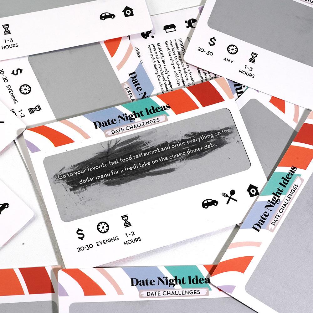 Romantiska Roliga Skrapkort Idéer för Dejtkväll Par Födelsedagar Jubileer Gåvor