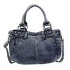 Neue Umhängetasche Damen gewaschene Denim-Tasche Nischendesign Denim-Tasche modische große Kapazität Schultertasche