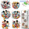 6Pcs Dance Series Diamond Art Fridge Magnet Diamond Painting Refrigerator Magnet Diamond Painting Fridge Magnet for Adults Beginners
