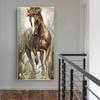 Horse Oil Paintings Printed On Canvas Animal Posters And Pictures Wall Art For Living Room Entrance Porch Home Decor No Frame