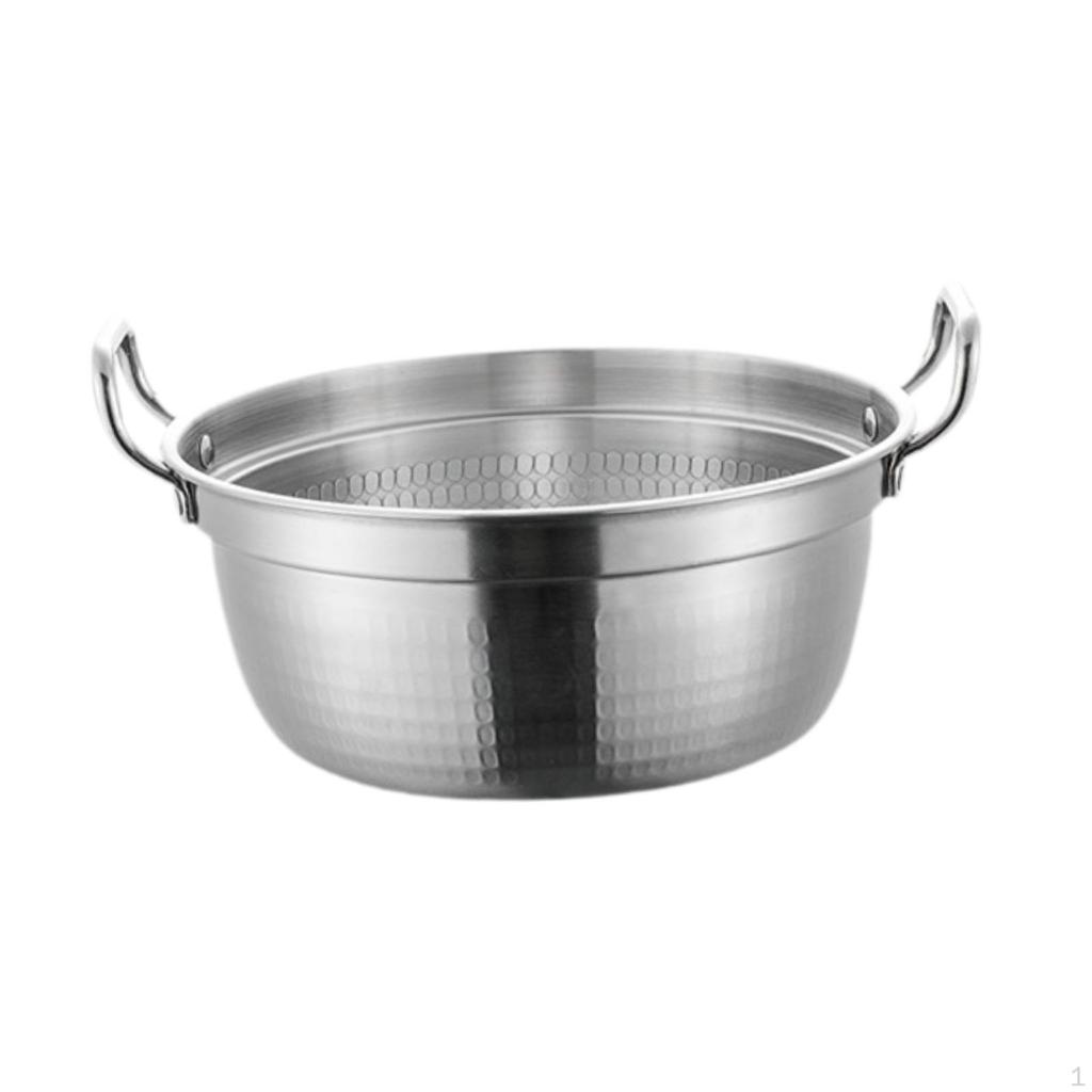 Robuster Ramen-Topf aus Edelstahl für die Hausmannskost