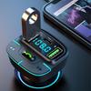 Car Music Adapter Wireless Fm Transmitter Radio Receiver Hifi Bass Car Accessories Led Display Wireless Radio For Vehicle Car